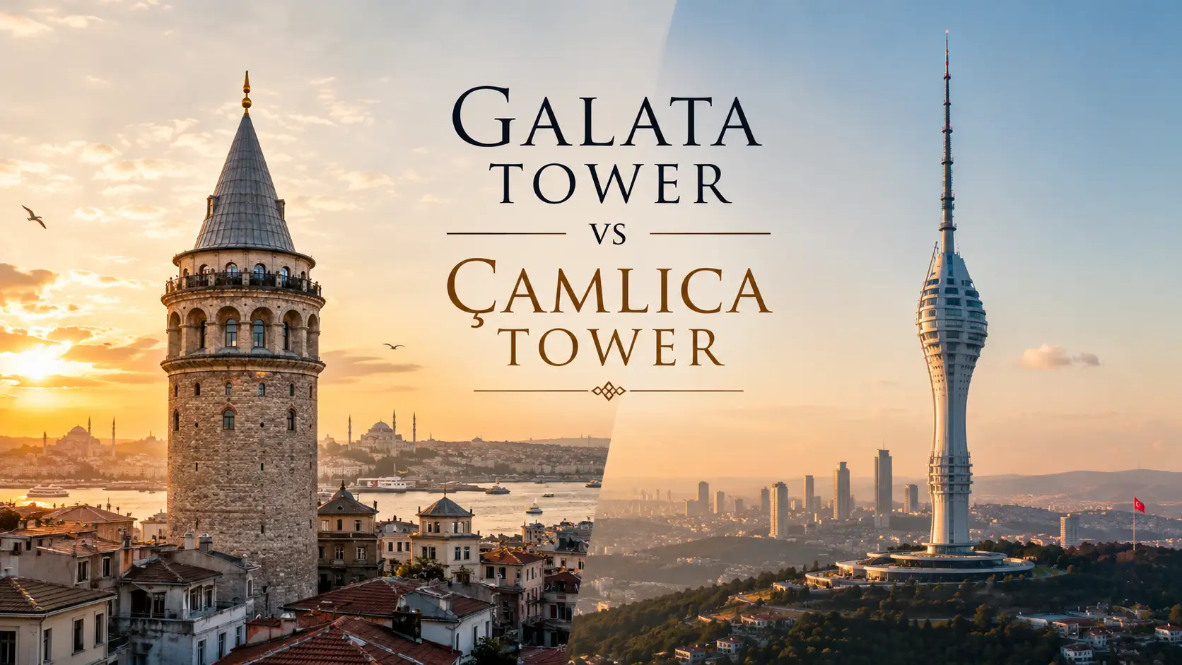Galata Tower Vs Çamlıca Tower